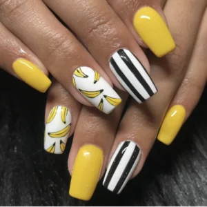 Yellow Chevron Patterns