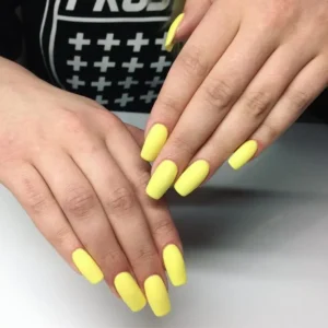 yellow nail designs